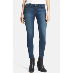 Rag and Bone Jeans Women's Blue Denim Kensington Mid Rise Skinny Stretch-26